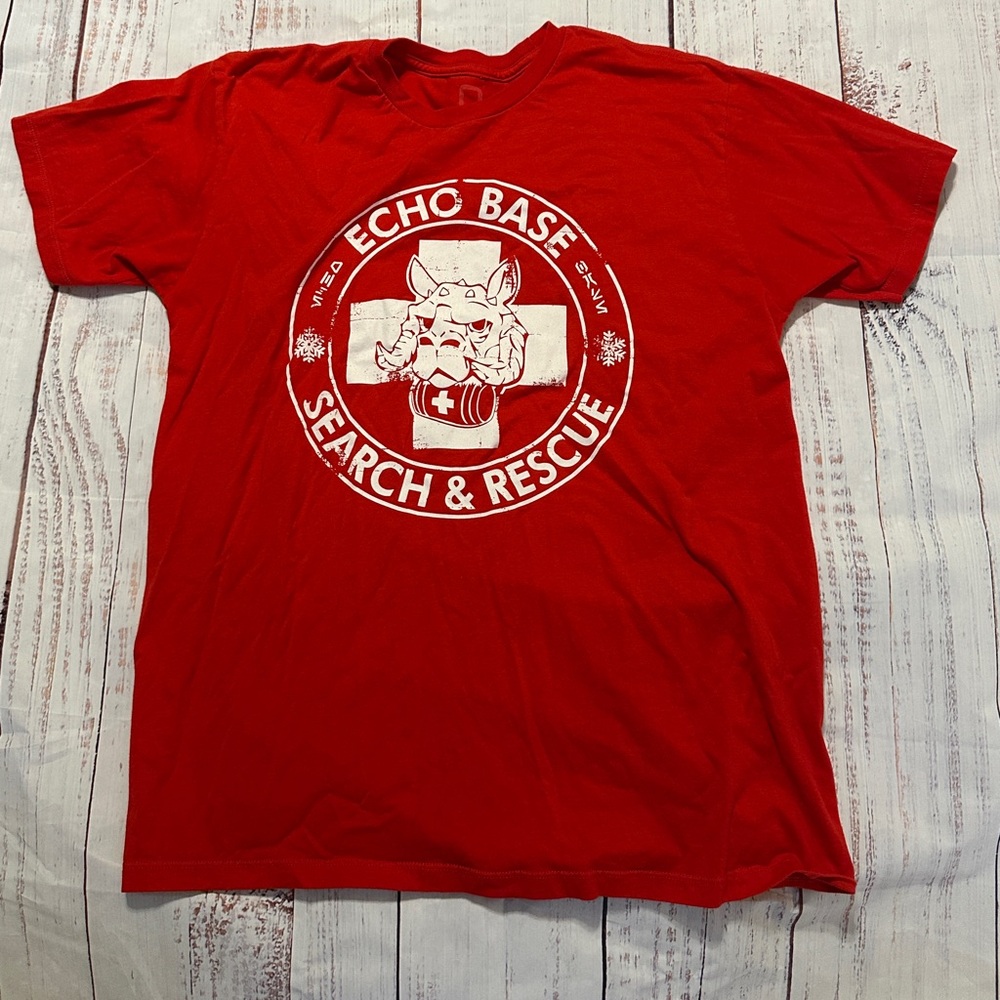 Red Star Wars Echo Base T-Shirt